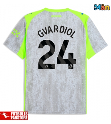 Manchester City Josko Gvardiol #24 Tredje Tröja 2025-26 Kortärmad
